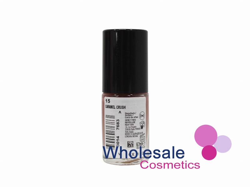 6 x Maybelline Fast Gel Nail Polish - 15 CARAMEL CRUSH